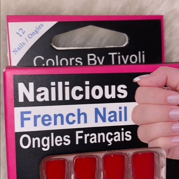 Nailicious Red French manicure faux nail - Picture 8 of 8